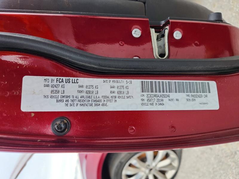 Aukcja sprzedaży 2018 Chrysler 300, vin: 2C3CCARG4JH292246, numer aukcji: 62688076