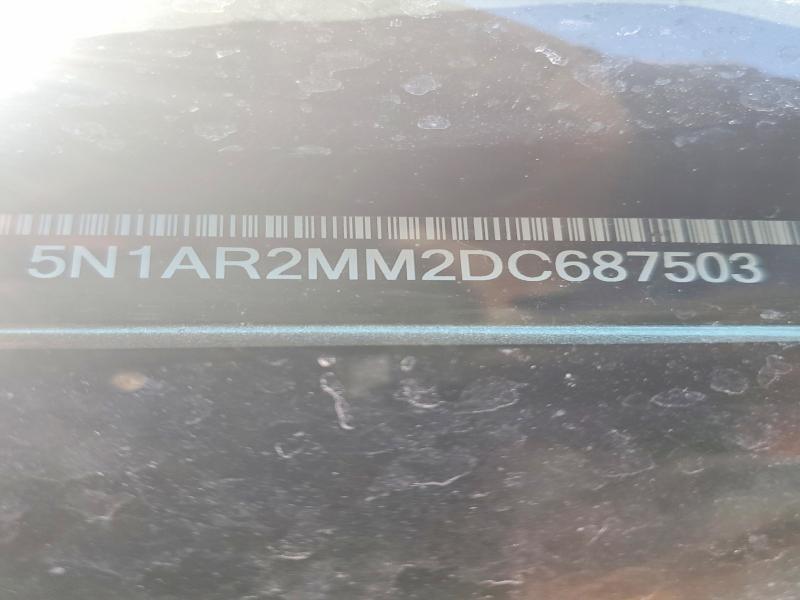 60597816 :رقم المزاد ، 5N1AR2MM2DC687503 vin ، 2013 Nissan Pathfinder مزاد بيع