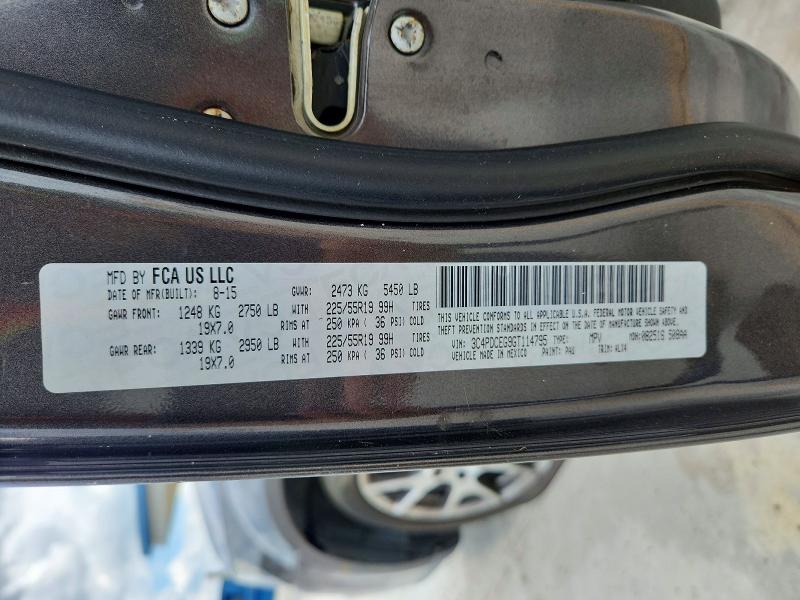 Продаж на аукціоні авто 2016 Dodge Journey, vin: 3C4PDCEG9GT114795, номер лоту: 59734726