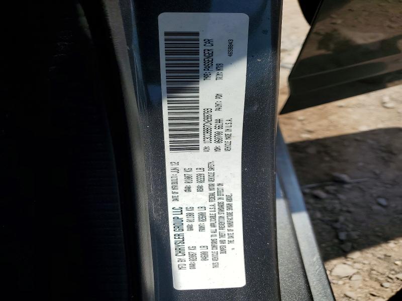 Aukcja sprzedaży 2012 Chrysler 200, vin: 1C3CCBBB7CN288769, numer aukcji: 57974446