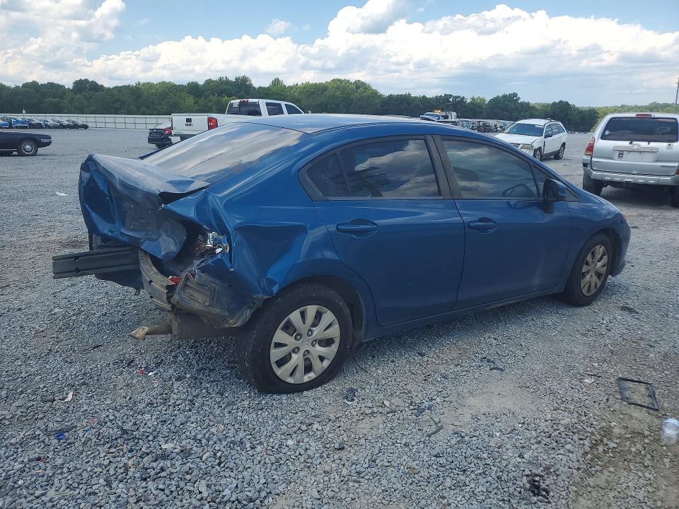 2012 Honda Civic მანქანა იყიდება აუქციონზე, vin: 2HGFB2F53CH536462, აუქციონის ნომერი: 59893096
