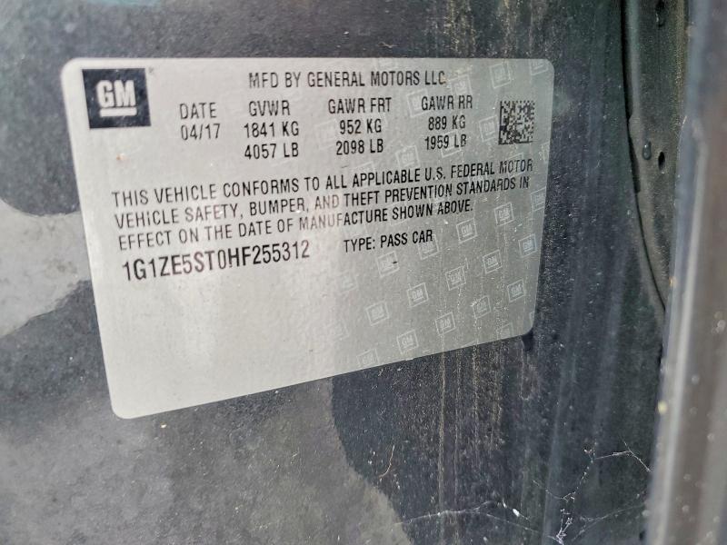 Продаж на аукціоні авто 2017 Chevrolet Malibu, vin: 1G1ZE5ST0HF255312, номер лоту: 63418816