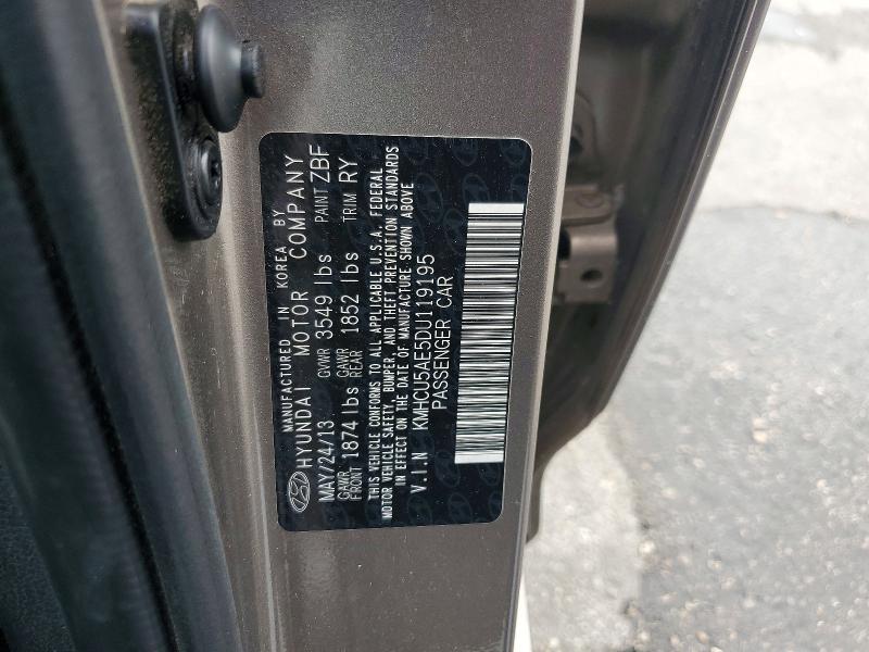 Продаж на аукціоні авто 2013 Hyundai Accent, vin: KMHCU5AE5DU119195, номер лоту: 63026756