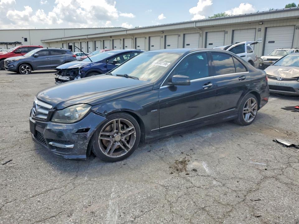 59302196 :رقم المزاد ، WDDGF5HB6CR218904 vin ، 2012 Mercedes-benz C مزاد بيع