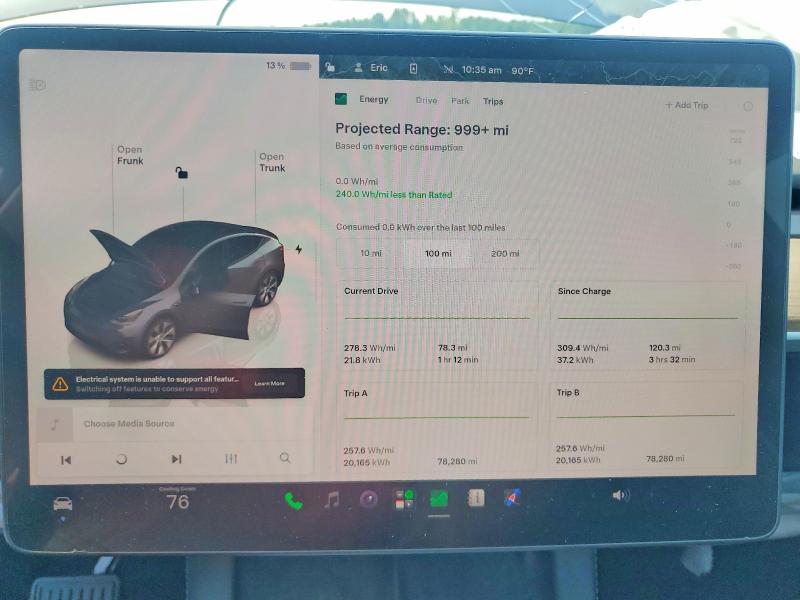 57269036 :رقم المزاد ، 7SAYGAEEXNF383417 vin ، 2022 Tesla Model Y مزاد بيع