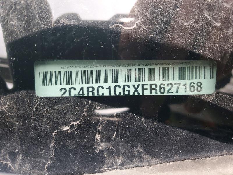 60754646 :رقم المزاد ، 2C4RC1CGXFR627168 vin ، 2015 Chrysler Town & Country مزاد بيع