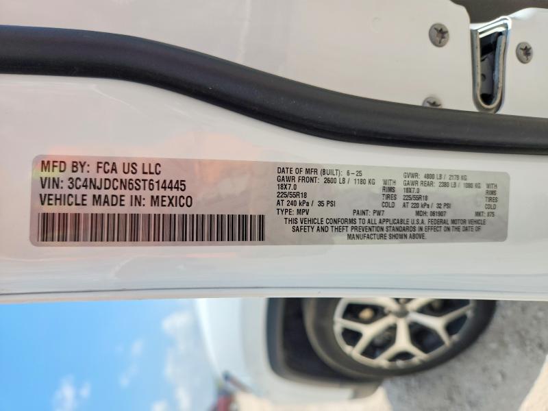 Продажа на аукционе авто 2025 Jeep Compass, vin: 3C4NJDCN6ST614445, номер лота: 61432716