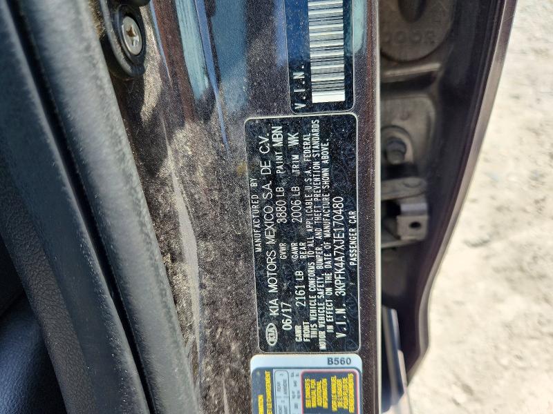 Продажа на аукционе авто 2018 Kia Forte, vin: 3KPFK4A7XJE170480, номер лота: 60396806