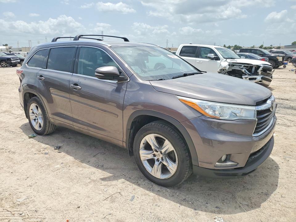 2014 Toyota Highlander მანქანა იყიდება აუქციონზე, vin: 5TDDKRFH6ES017662, აუქციონის ნომერი: 61583126