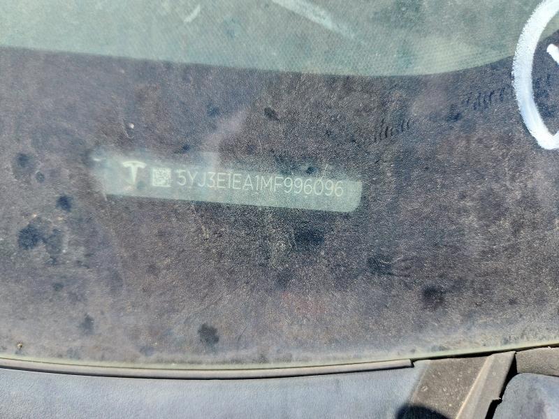 Продажа на аукционе авто 2021 Tesla Model 3, vin: 5YJ3E1EA1MF996096, номер лота: 59856906