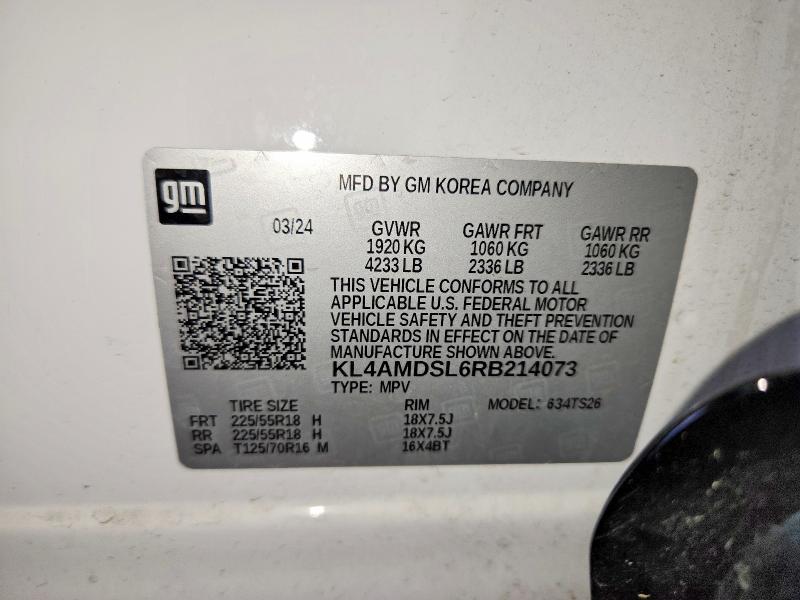 Продажа на аукционе авто 2024 Buick Encore Gx, vin: KL4AMDSL6RB214073, номер лота: 60196506