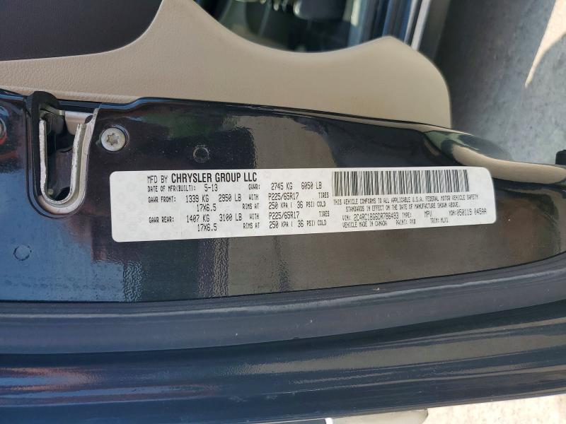Aukcja sprzedaży 2013 Chrysler Town & Country, vin: 2C4RC1BG6DR786493, numer aukcji: 61114946