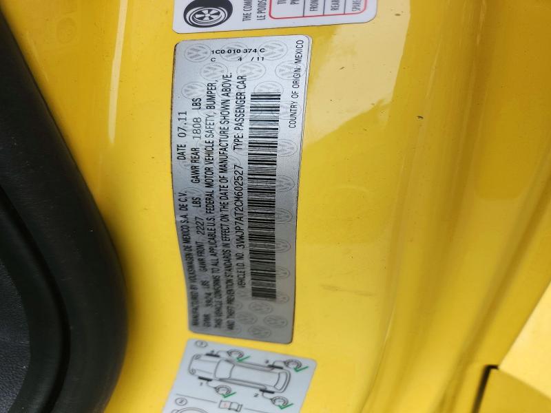 Продажа на аукционе авто 2012 Volkswagen Beetle, vin: 3VWJP7AT2CM602527, номер лота: 60385136