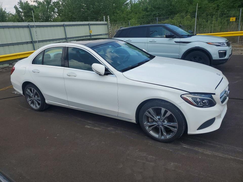 2015 Mercedes-benz C მანქანა იყიდება აუქციონზე, vin: 55SWF4KB5FU003743, აუქციონის ნომერი: 59987376