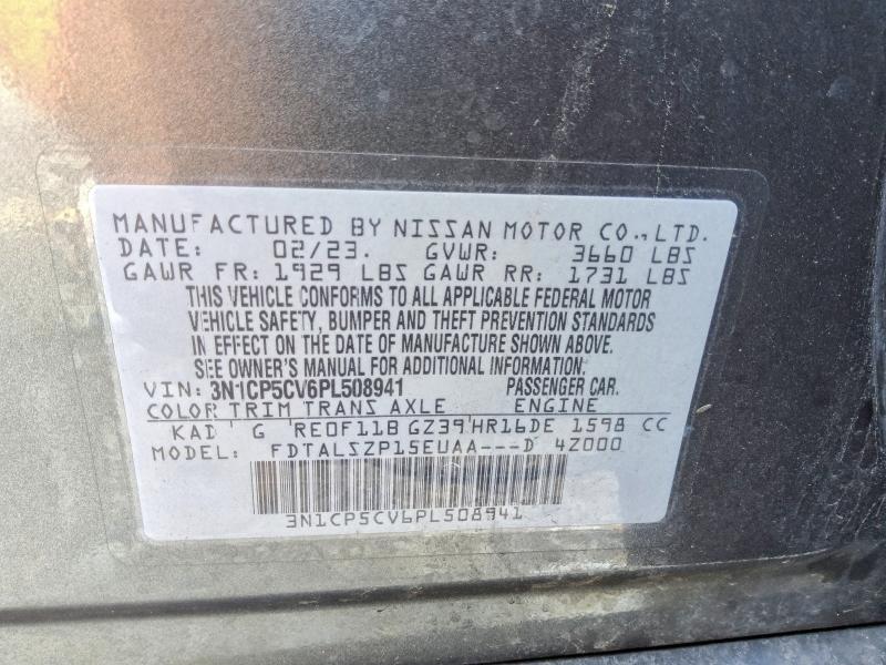 62714756 :رقم المزاد ، 3N1CP5CV6PL508941 vin ، 2023 Nissan Kicks مزاد بيع