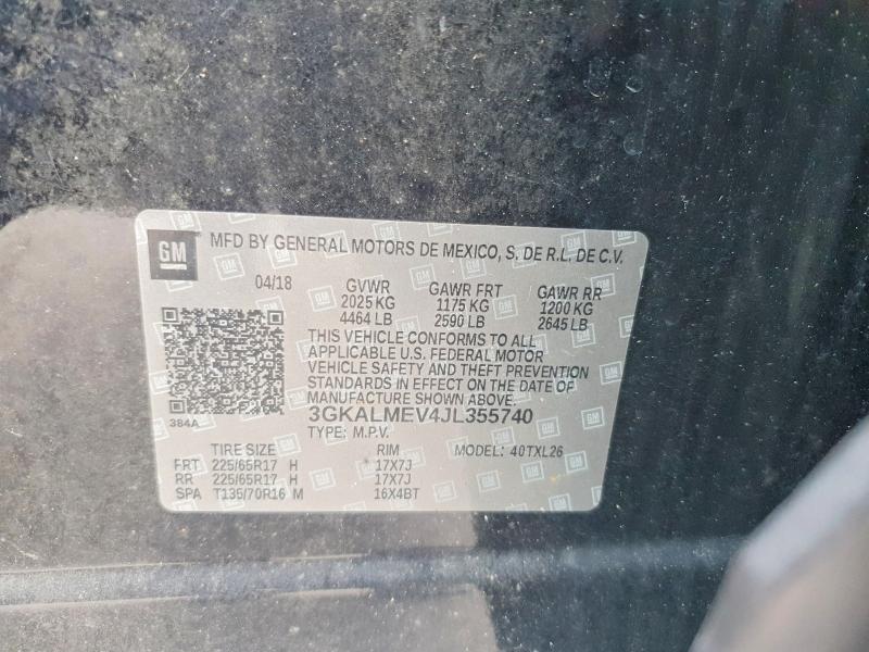 Продажа на аукционе авто 2018 Gmc Terrain, vin: 3GKALMEV4JL355740, номер лота: 59535946