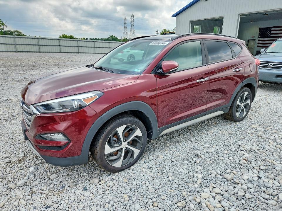 59888346 :رقم المزاد ، KM8J3CA23JU608937 vin ، 2018 Hyundai Tucson مزاد بيع