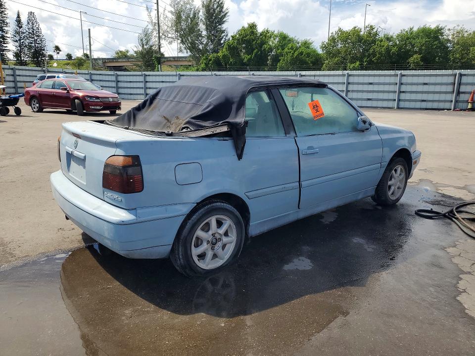 1997 Volkswagen Cabrio მანქანა იყიდება აუქციონზე, vin: 3VWBA81EXVM804256, აუქციონის ნომერი: 62944516