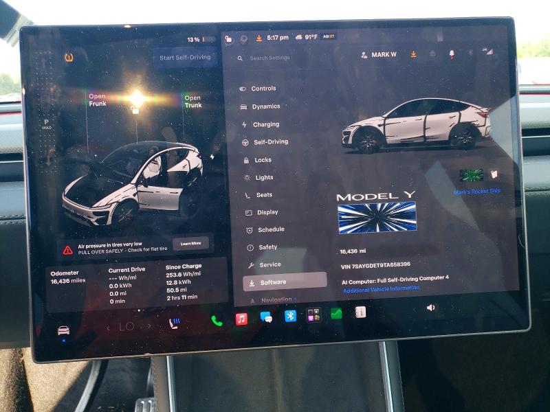 Продажа на аукционе авто 2026 Tesla Model Y, vin: 7SAYGDET9TA658396, номер лота: 62515566