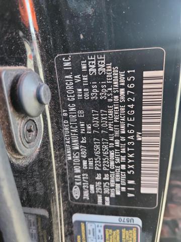 60523756 :رقم المزاد ، 5XYKT3A67EG427651 vin ، 2014 Kia Sorento مزاد بيع