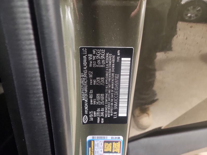 Aukcja sprzedaży 2025 Hyundai Tucson, vin: 5NMJCCDE1SH597102, numer aukcji: 60205736