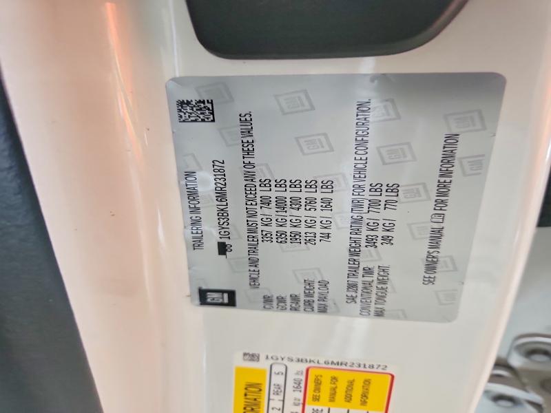 Продажа на аукционе авто 2021 Cadillac Escalade, vin: 1GYS3BKL6MR231872, номер лота: 60632166