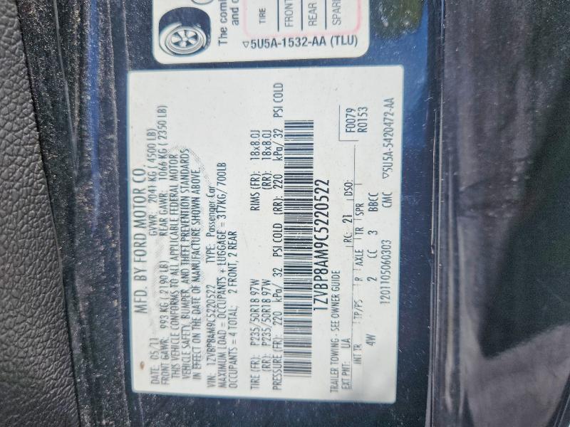 Продажа на аукционе авто 2012 Ford Mustang, vin: 1ZVBP8AM9C5220522, номер лота: 63569996