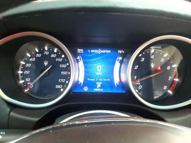2014 Maserati Ghibli მანქანა იყიდება აუქციონზე, vin: ZAM57RTA8E1086634, აუქციონის ნომერი: 59607826