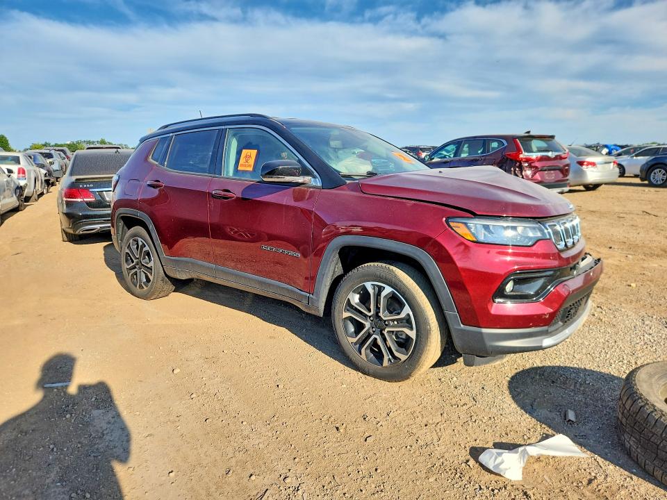 Продаж на аукціоні авто 2022 Jeep Compass, vin: 3C4NJDCB6NT154309, номер лоту: 59979006