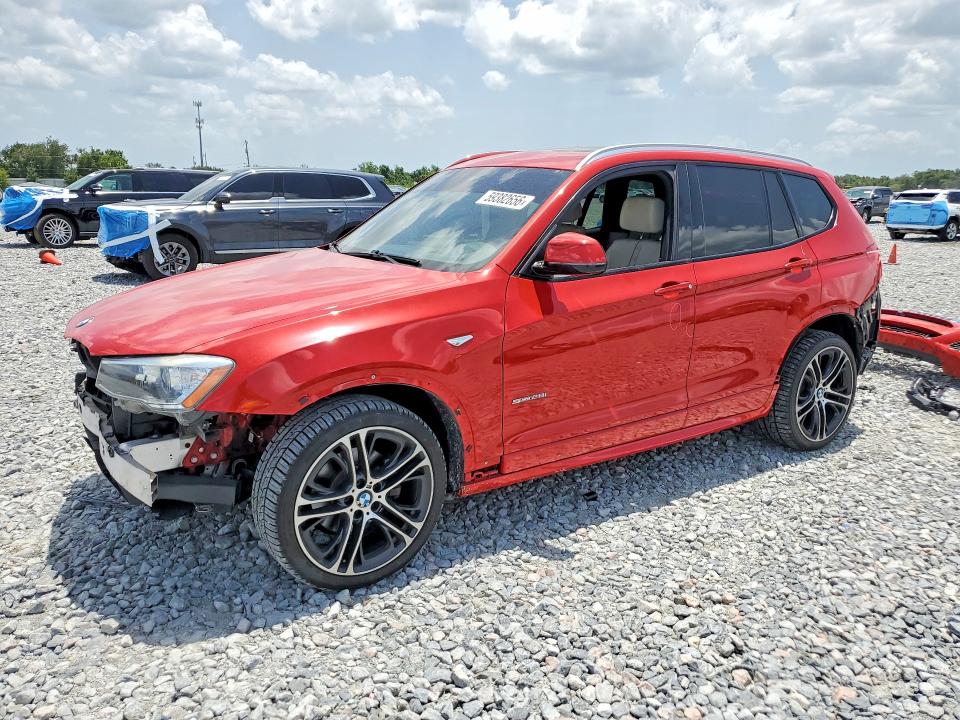 2017 Bmw X3 მანქანა იყიდება აუქციონზე, vin: 5UXWZ7C54H0V85076, აუქციონის ნომერი: 59382656