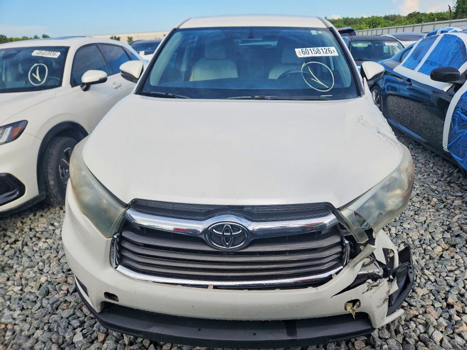 2016 Toyota Highlander მანქანა იყიდება აუქციონზე, vin: 5TDZKRFH5GS166928, აუქციონის ნომერი: 60158126