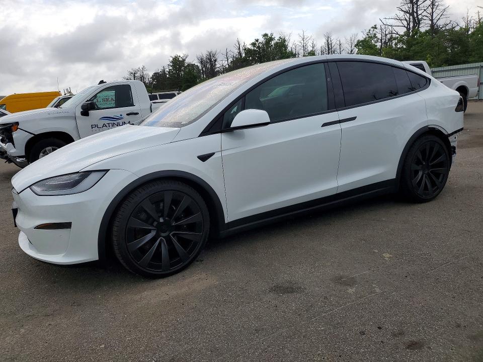 59250726 :رقم المزاد ، 7SAXCDE56PF381529 vin ، 2023 Tesla Model X مزاد بيع
