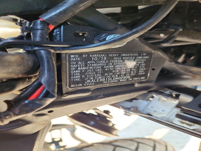 Продаж на аукціоні авто 2020 Kawasaki Kle300, vin: JKALE8B15LDA02906, номер лоту: 62718576
