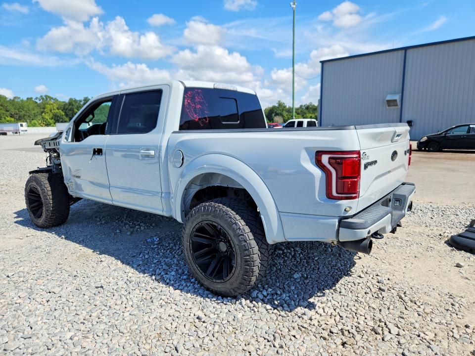 61607506 :رقم المزاد ، 1FTFW1RG9HFC81402 vin ، 2017 Ford F150 مزاد بيع