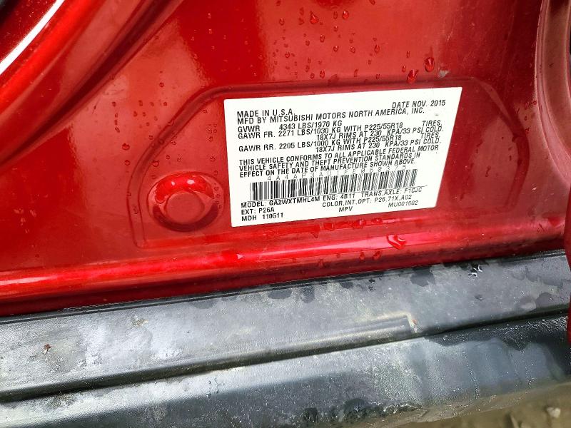 Aukcja sprzedaży 2015 Mitsubishi Outlander Sport, vin: 4A4AP3AU1FE060375, numer aukcji: 61883416