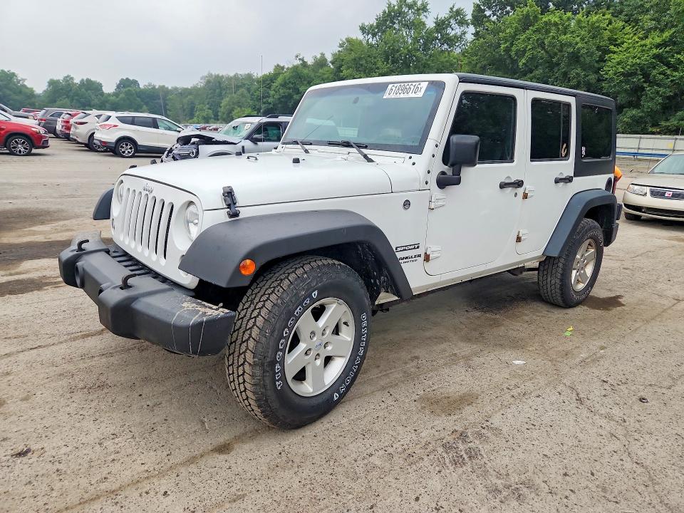 Auction sale of the 2016 Jeep Wrangler Unlimited, vin: 1C4BJWDG6GL206013, lot number: 61896616
