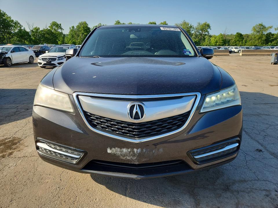 85791185 :رقم المزاد ، 5FRYD4H48EB017657 vin ، 2014 Acura Mdx مزاد بيع