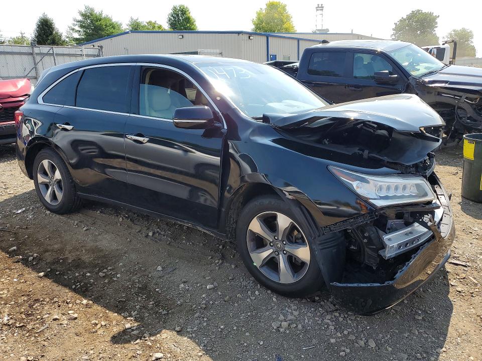 2016 Acura Mdx მანქანა იყიდება აუქციონზე, vin: 5FRYD4H21GB051473, აუქციონის ნომერი: 61204476