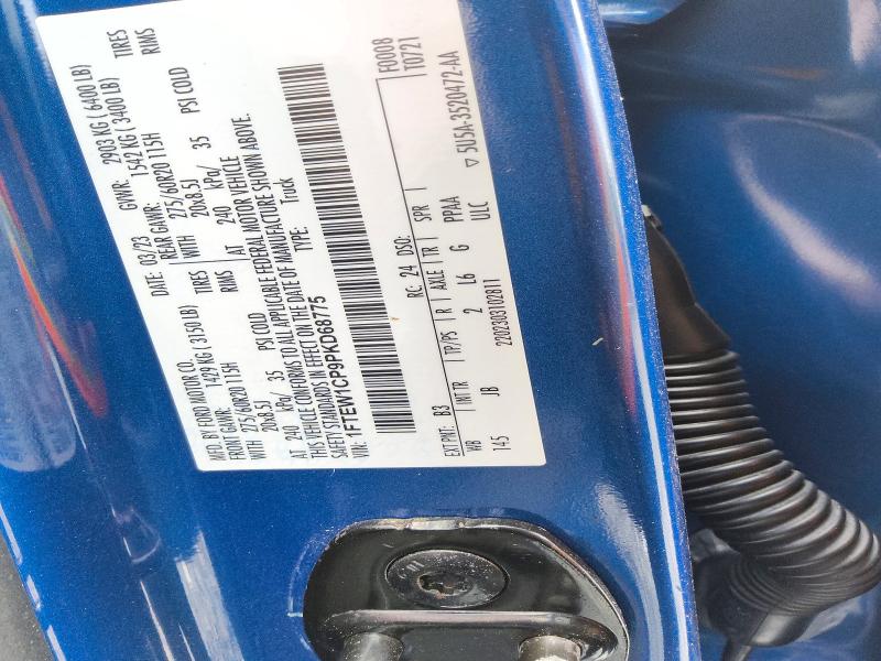 Продажа на аукционе авто 2023 Ford F150, vin: 1FTEW1CP9PKD68775, номер лота: 63413296