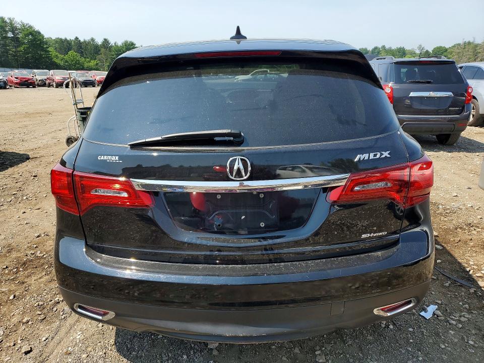 2016 Acura Mdx მანქანა იყიდება აუქციონზე, vin: 5FRYD4H21GB051473, აუქციონის ნომერი: 61204476