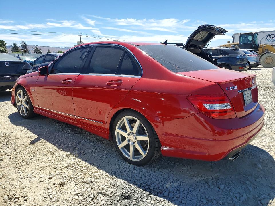 Aukcja sprzedaży 2012 Mercedes-benz C, vin: WDDGF4HB8CR209986, numer aukcji: 59628626
