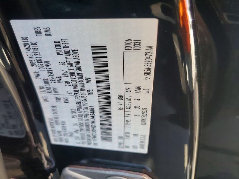 Продажа на аукционе авто 2019 Ford Escape, vin: 1FMCU0HD1KUA54861, номер лота: 61553086