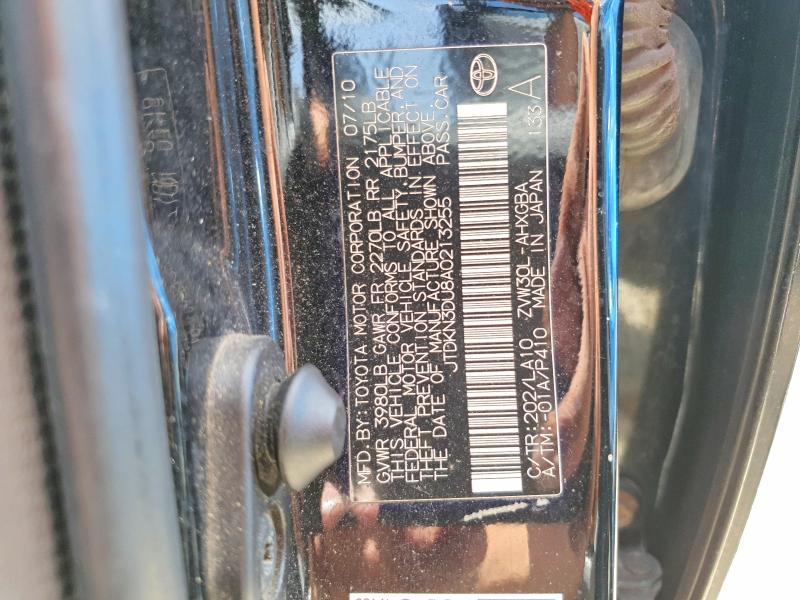 Продажа на аукционе авто 2010 Toyota Prius, vin: JTDKN3DU8A0213255, номер лота: 60375906