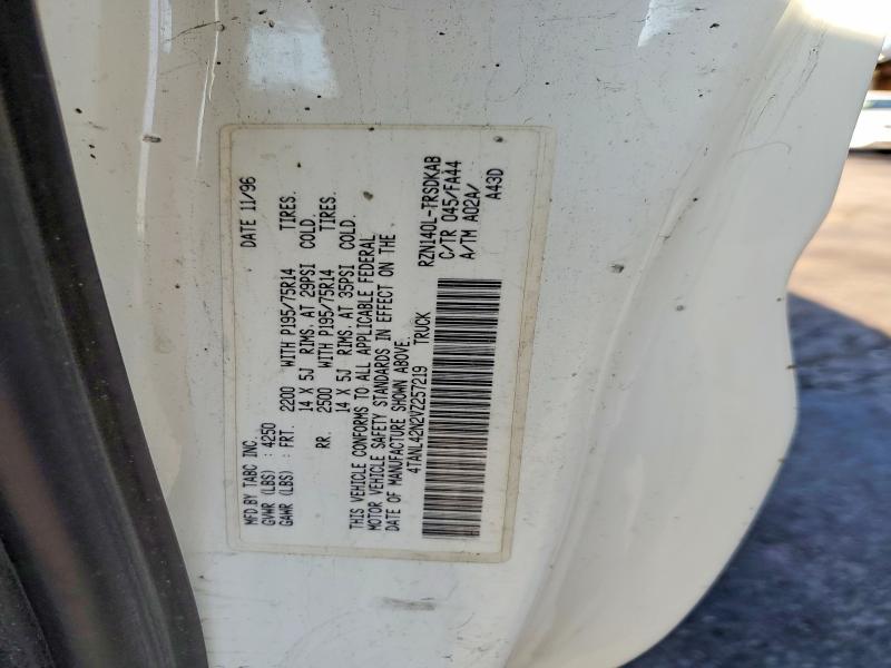 62115966 :رقم المزاد ، 4TANL42N2VZ257219 vin ، 1997 Toyota Tacoma مزاد بيع