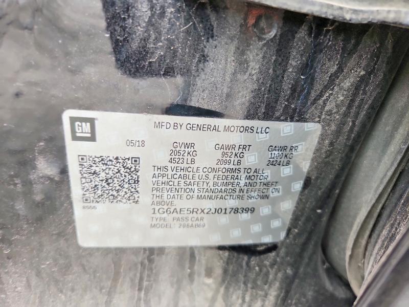 Продажа на аукционе авто 2018 Cadillac Ats, vin: 1G6AE5RX2J0178399, номер лота: 60329006