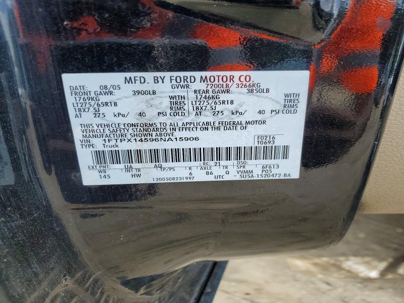 Aukcja sprzedaży 2006 Ford F150, vin: 1FTPX14596NA15906, numer aukcji: 61540826