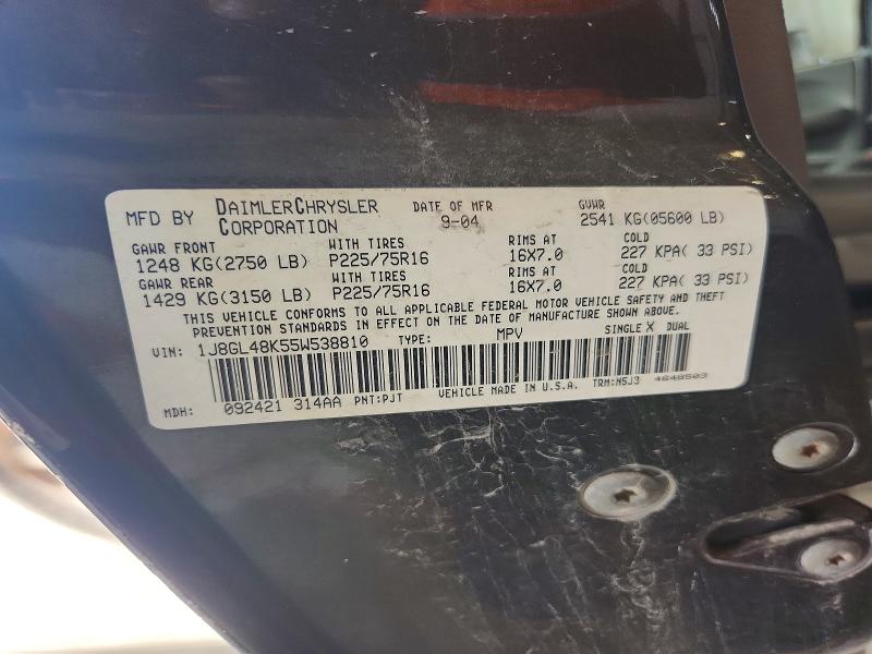 Продаж на аукціоні авто 2005 Jeep Liberty, vin: 1J8GL48K55W538810, номер лоту: 61552526