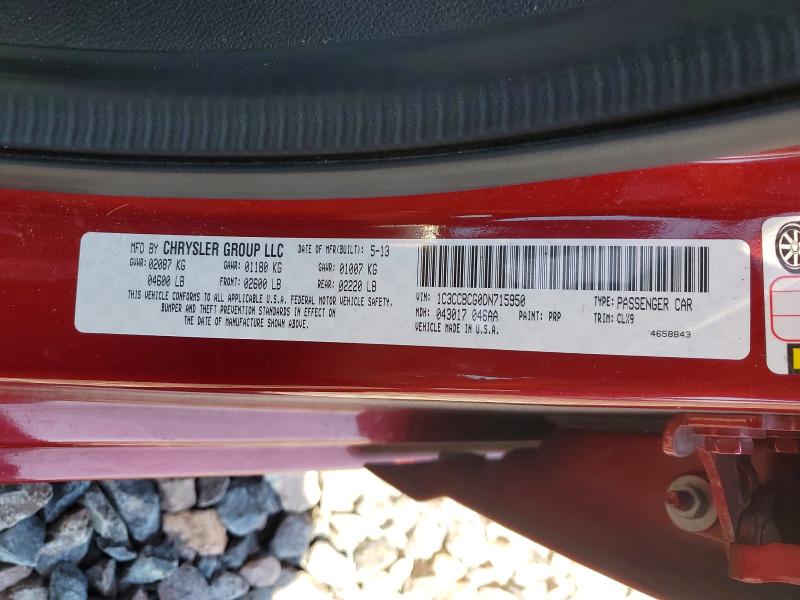 Продаж на аукціоні авто 2013 Chrysler 200, vin: 1C3CCBCG0DN715950, номер лоту: 60670026