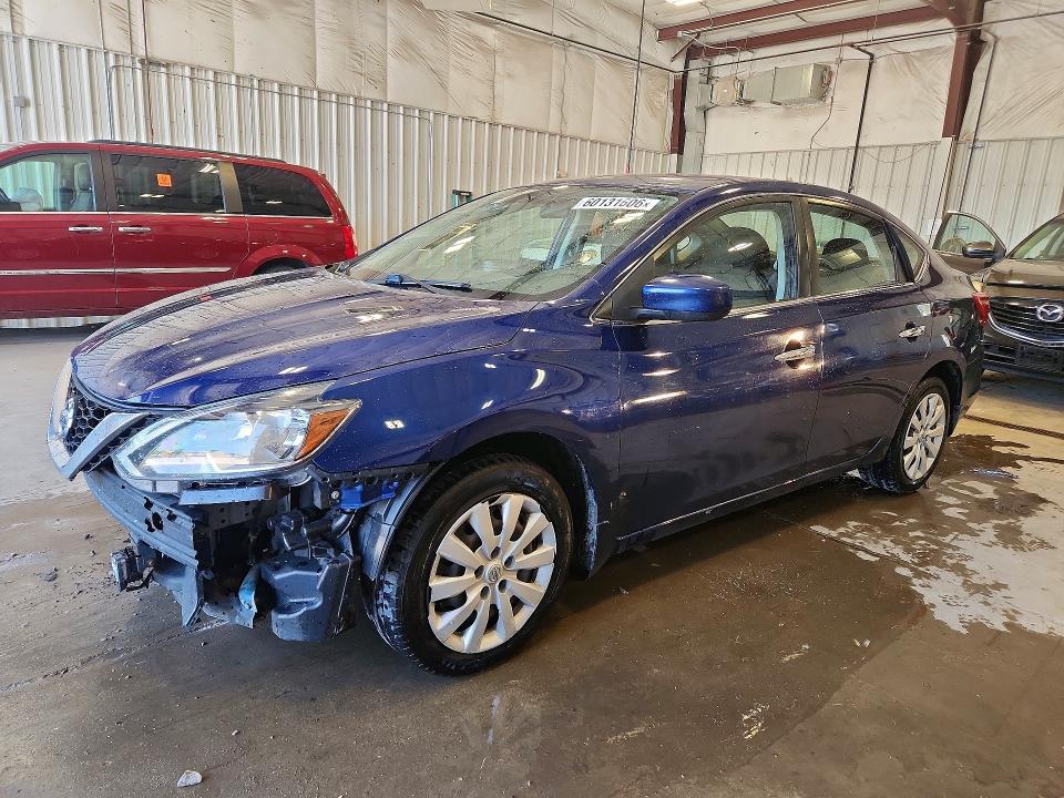2019 Nissan Sentra მანქანა იყიდება აუქციონზე, vin: 3N1AB7AP8KY266154, აუქციონის ნომერი: 60131606