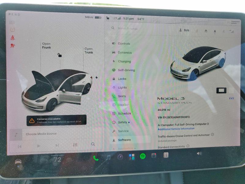 Aukcja sprzedaży 2021 Tesla Model 3, vin: 5YJ3E1EA9MF090813, numer aukcji: 59910966